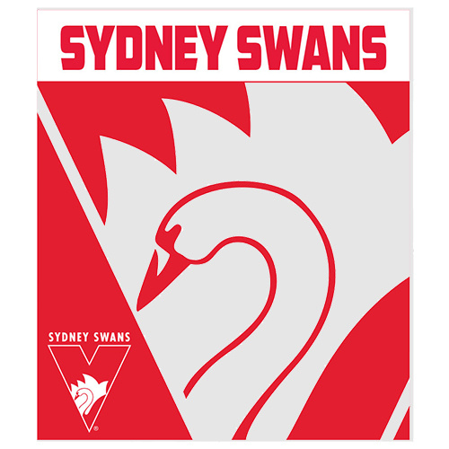 Sydney Swans Polar Fleece Rug