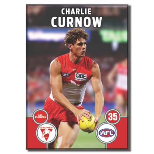 Sydney Swans 2026 Player Action Magnet - CURNOW