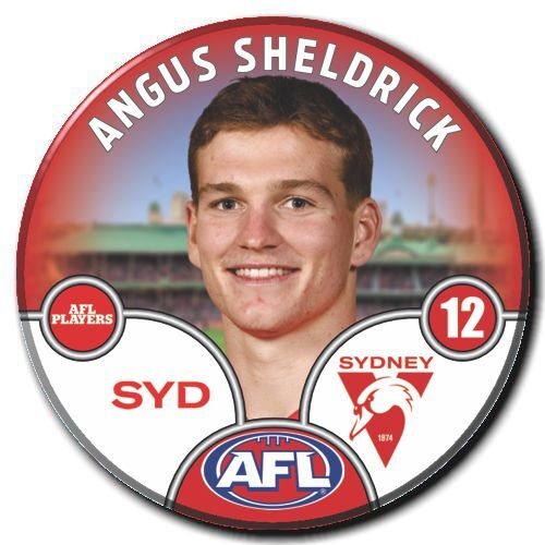 Sydney Swans 2025 Player Pin Badge - SHELDRICK