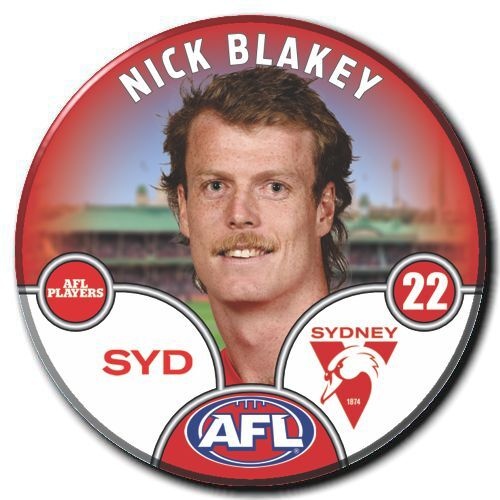 Sydney Swans 2025 Player Pin Badge - BLAKEY