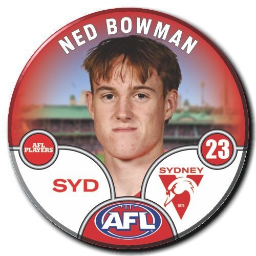 Sydney Swans 2025 Player Pin Badge - BOWMAN