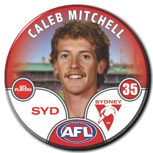 Sydney Swans 2025 Player Pin Badge - MITCHELL