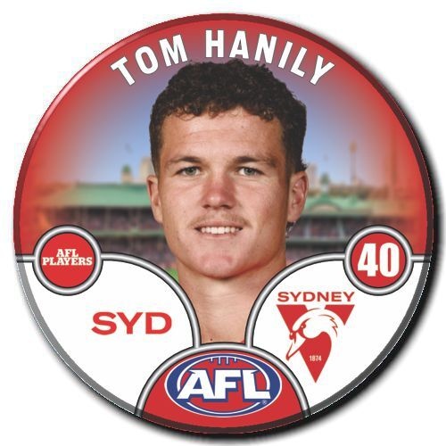 Sydney Swans 2025 Player Pin Badge - HANILY