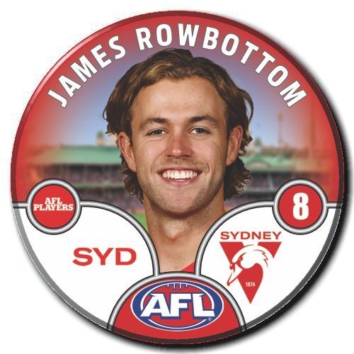 Sydney Swans 2025 Player Pin Badge - ROWBOTTOM