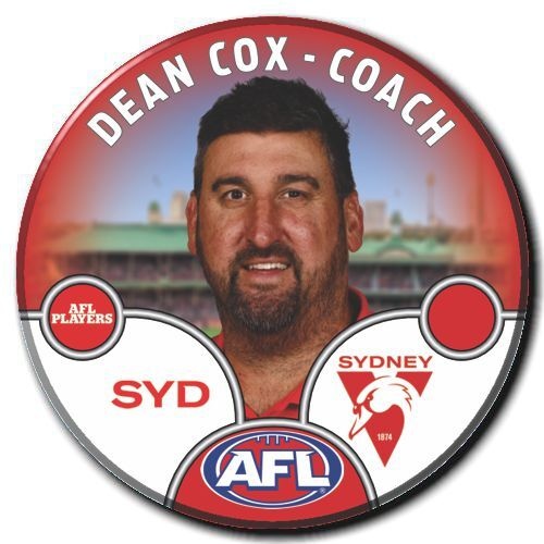 Sydney Swans 2025 Coach Pin Badge - COX