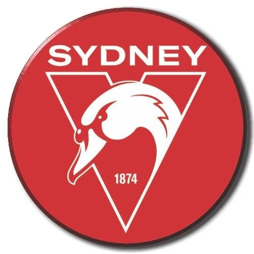 Sydney Swans 2025 Metal Pin Badge - LOGO