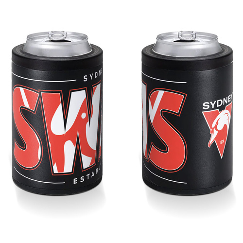Sydney Swans Insulated S/Steel Stubby Holder