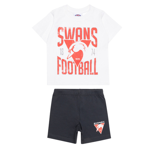 Sydney Swans Kids Summer Pyjamas