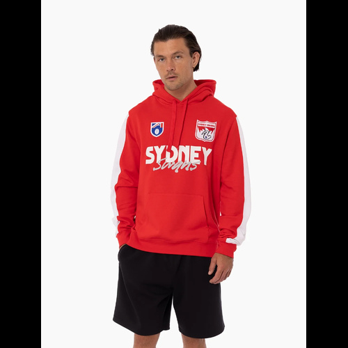 Sydney Swans Mens Throwback Logo Hood