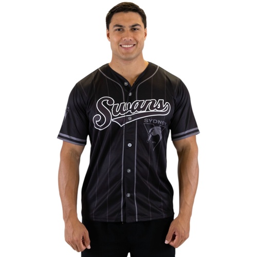 Sydney Swans Blackout Baseball Shirt