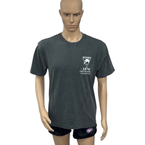 Sydney Swans Mens Acid Wash Tee