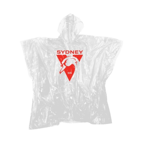 Sydney Swans Plastic Poncho