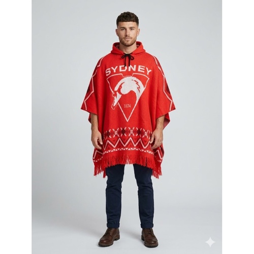 Sydney Swans Dakota Knitted Poncho