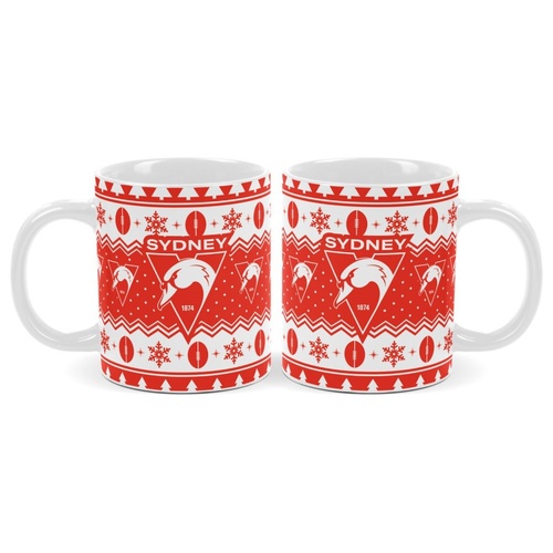 Sydney Swans Christmas Coffee Mug