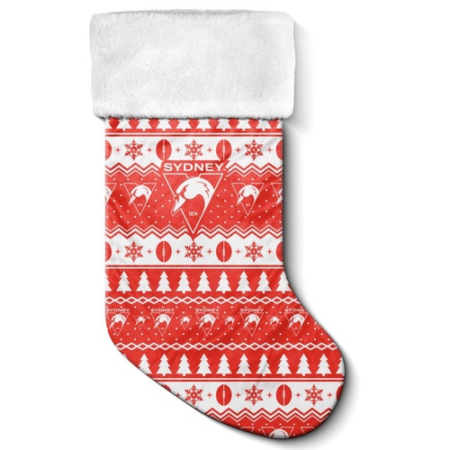 Sydney Swans Jumbo Christmas Stocking