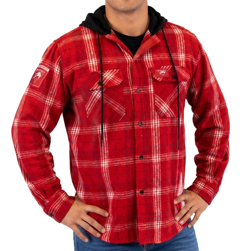 Sydney Swans Highland Hooded Flannel Shirt