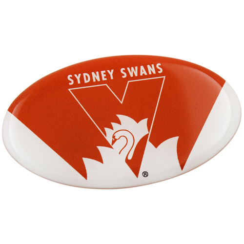 Sydney Swans Oval Lensed Team Supporter Logo