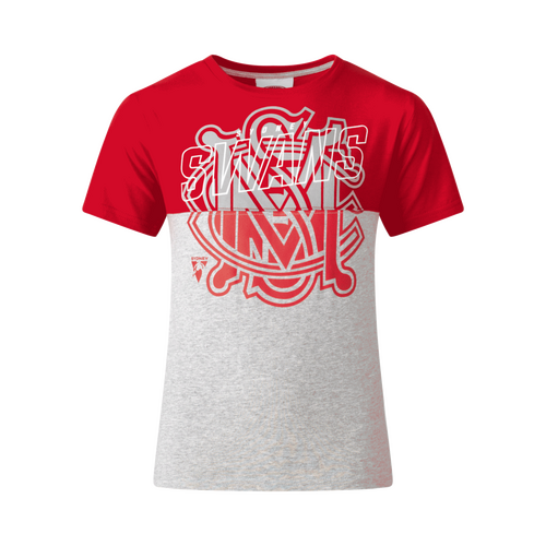 Sydney Swans Youths Split Logo Tee