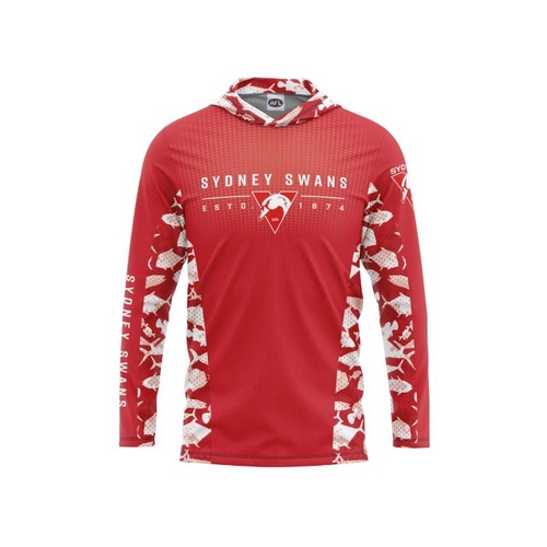 Sydney Swans Youths Hooded Fishing Shirt
