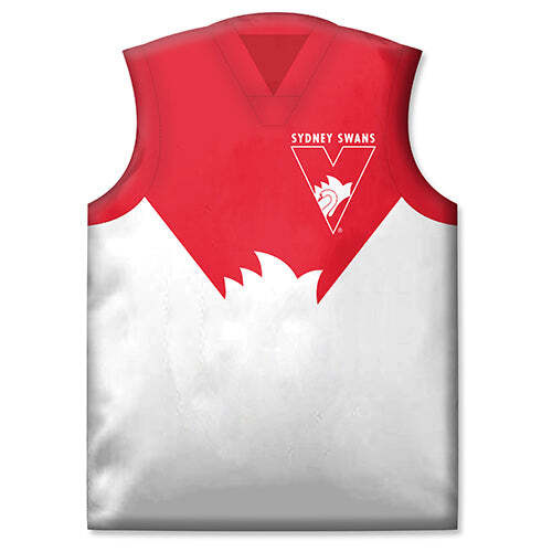 Sydney Swans Guernsey Shaped Cushion