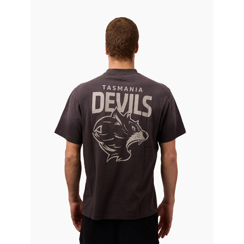 Tasmania Devils Sun Bleached Vintage Tee