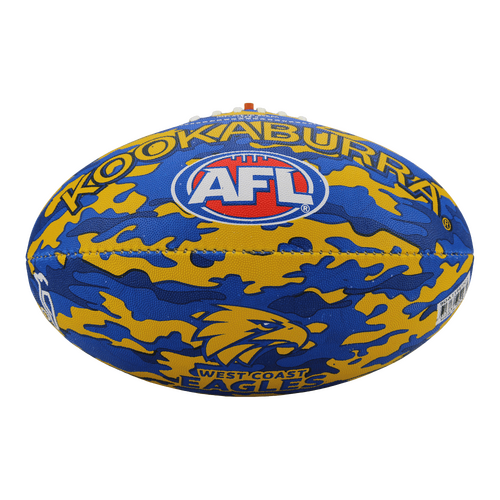 West Coast Eagles Size 5 Camo Football