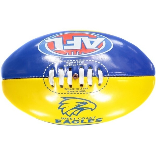 West Coast Eagles Small 20cm PVC Football