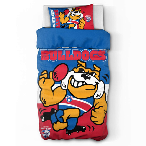 Western Bulldogs Single Doona Cover