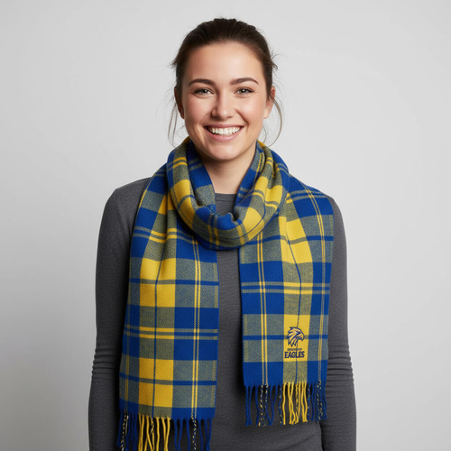 West Coast Eagles Tartan Scarf