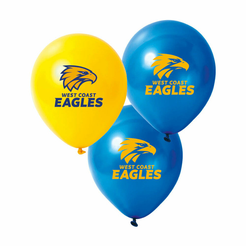 West Coast Eagles Printed Balloons