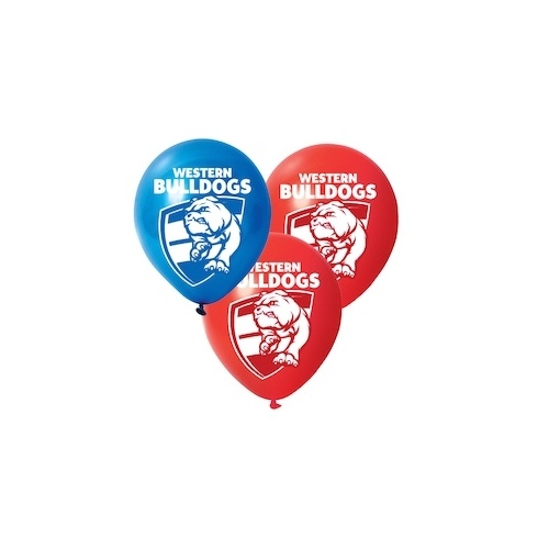 Western Bulldogs Printed Balloons
