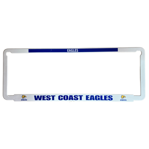 West Coast Eagles Car Number Plate Surrounds Set of 2