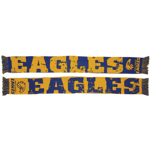 West Coast Eagles Impact Jacquard Scarf