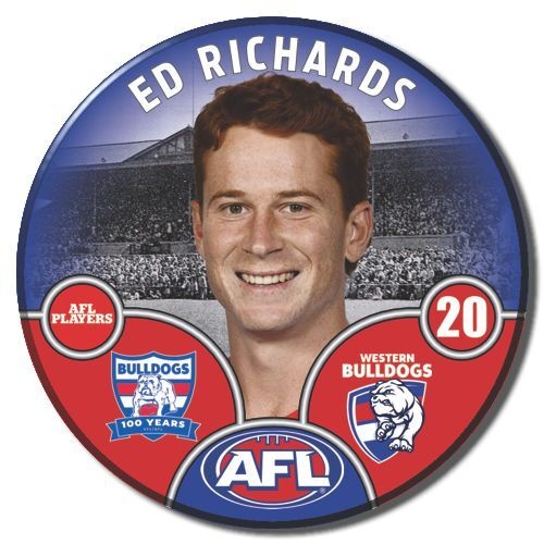 Western Bulldogs 2025 Player Pin Badge - RICHARDS