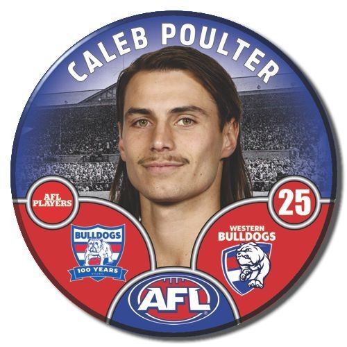 Western Bulldogs 2025 Player Pin Badge - POULTER