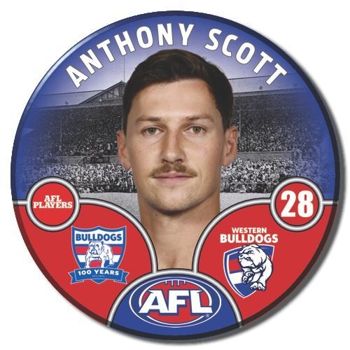 Western Bulldogs 2025 Player Pin Badge - SCOTT