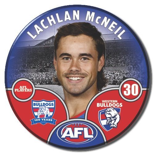 Western Bulldogs 2025 Player Pin Badge - MCNEIL