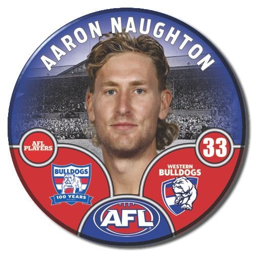 Western Bulldogs 2025 Player Pin Badge - NAUGHTON