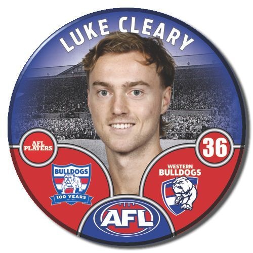 Western Bulldogs 2025 Player Pin Badge - CLEARY