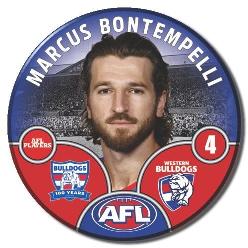 Western Bulldogs 2025 Player Pin Badge - BONTEMPELLI