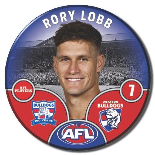 Western Bulldogs 2025 Player Pin Badge - LOBB