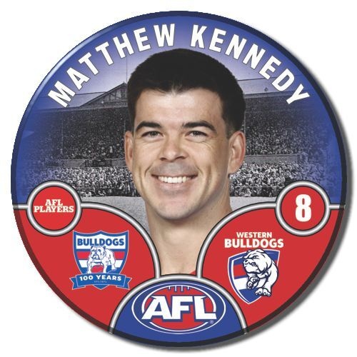 Western Bulldogs 2025 Player Pin Badge - KENNEDY, M
