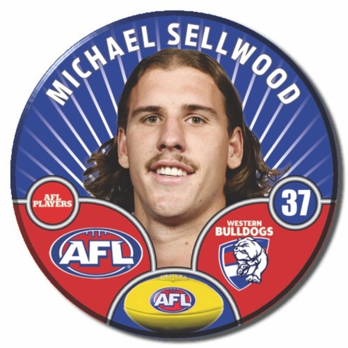Western Bulldogs 2026 Player Pin Badge - SELLWOOD