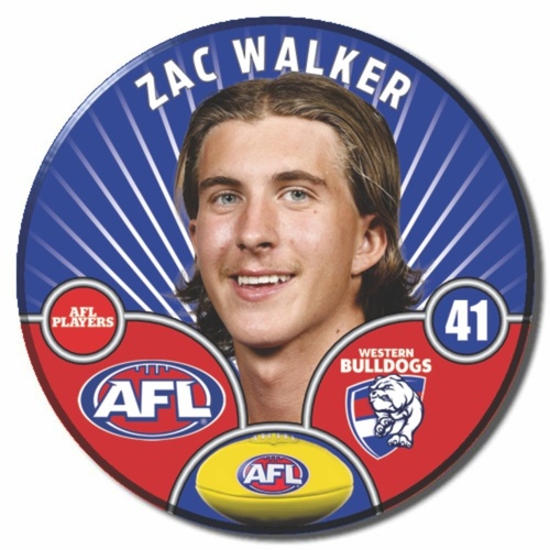 Western Bulldogs 2026 Player Pin Badge - WALKER