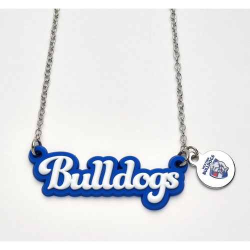 Western Bulldogs Script Necklace