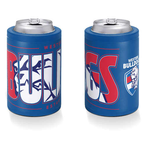 Western Bulldogs Insulated S/Steel Stubby Holder