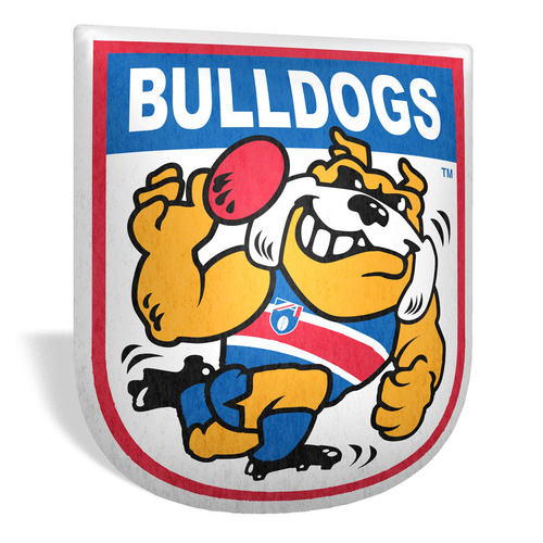 Western Bulldogs Retro Mascot Cushion