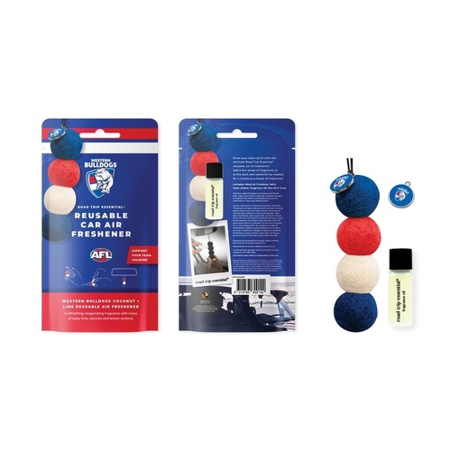 Western Bulldogs Reusable Car Air Freshener