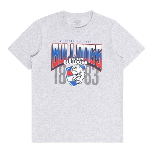 Western Bulldogs Youths Grey Supporter Tee