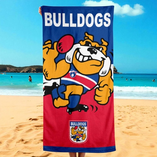 Western Bulldogs Jumbo Beach Towel